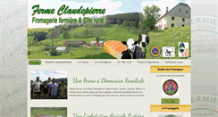 Desktop Screenshot of fermeclaudepierre.fr